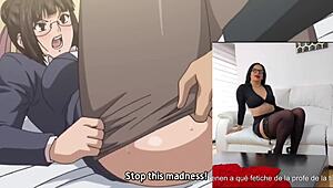 La Potra Aleja stars in hot hentai teacher video.