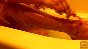 Bath Time Involves Shaving For A Fetish Ritual.