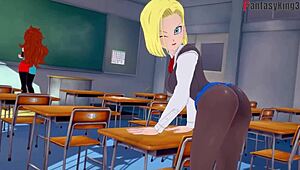 dragon ball zex unfolds as android 21 catches gohan at university