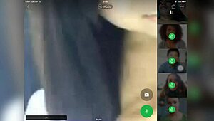 Holy shit, check out this Indonesian teen flashing her massive tits!