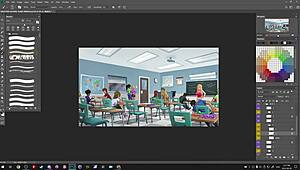 Darkcookie streams Summertime Saga on Picarto