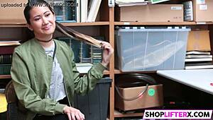 Fuck Or Police For Teen Thief