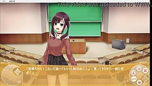 magical exhibitionist girl christhea humiliates in flashing game