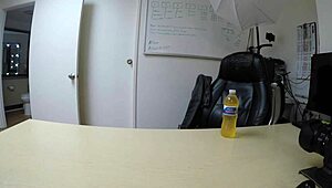 Jojo undergoes a casting interview with blowjob scenes