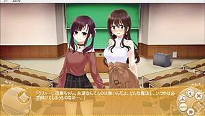 magical exhibitionist girl christhea humiliates in flashing game