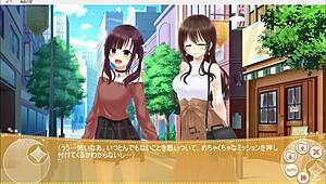 magical exhibitionist girl christhea humiliates in flashing game