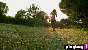 man, i’m obsessed with milf anetta keys, her small tits lookin’ perfect outdoor after strippin’ hot