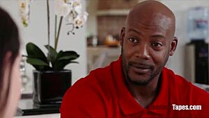 Brunette slut dominates with BBC - Nickey Huntsman