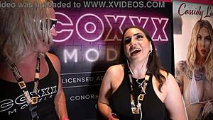 Valentina Bellucci shares spicy details at Miami Exxxotica 2022 in Coxxx Models booth