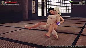 Aurora vs Terra Naked Fighter 3D! Who Wins This Wild Clash?