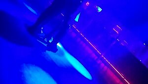Go-Go Dancer Pulls Married Brunette Onto Dance Floor, Lifting Her Dress