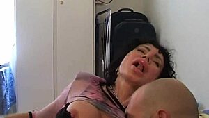 Claudio fucks his wife's ass in amateur part 1, then she shares with friend.