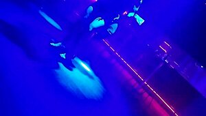 Go-Go Dancer Pulls Married Brunette Onto Dance Floor, Lifting Her Dress