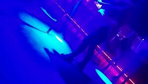 Go-Go Dancer Pulls Married Brunette Onto Dance Floor, Lifting Her Dress