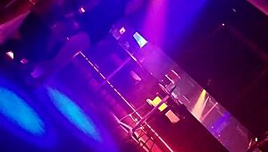 Go-Go Dancer Pulls Married Brunette Onto Dance Floor, Lifting Her Dress