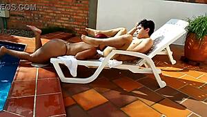 What a naughty bond with my step aunt