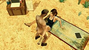 Egyptian Brunette In Cosplay Gets Fucked.