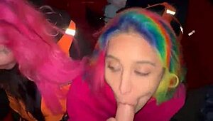 roxi lips anna batman surprise guy with ffm on boat