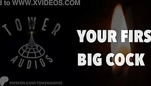 your first big cock erotic audio for women, with dirty talk and monster dick