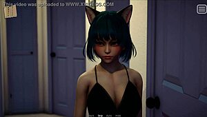 Blonde Lover with Big Tits Bully Affair