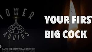 your first big cock erotic audio for women, with dirty talk and monster dick
