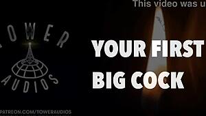your first big cock erotic audio for women, with dirty talk and monster dick