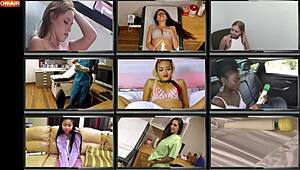 Busty Latina Jasmine Mendez Caught Masturbating Hard!