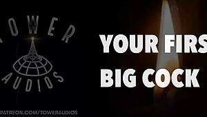 your first big cock erotic audio for women, with dirty talk and monster dick