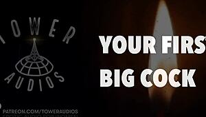 your first big cock erotic audio for women, with dirty talk and monster dick