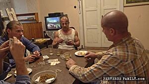 Shared my wife with daddy’s friends for a wild night.