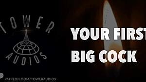 your first big cock erotic audio for women, with dirty talk and monster dick