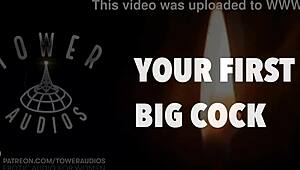 your first big cock erotic audio for women, with dirty talk and monster dick