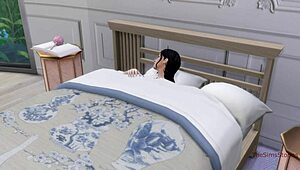 japanese stepdaughter drilled by stepmother in raw lesbian action