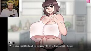 when your mom gets you a new job, suck the milf next door's big tits?