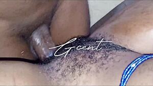 close up on juicy hairy pussy in missionary