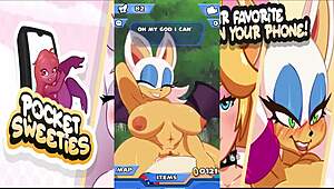 Pocket sweeties rouge in anime hentai game adventure