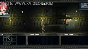 Redhead Girl Seduces Robot Man in Erotic Hentai Game.