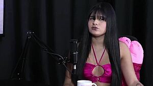 morena gostosa shows her tits in sheer red lingerie despite hates and fetishes