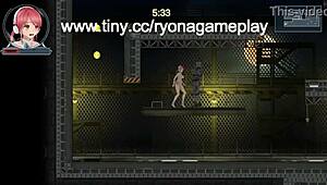 Redhead Girl Seduces Robot Man in Erotic Hentai Game.