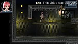 Redhead Girl Seduces Robot Man in Erotic Hentai Game.