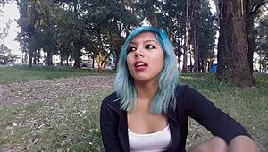 chica sexy masturbating her ass