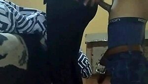 Short guy casually bangs my big ass in wild session.