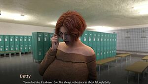 in this game, the character gets bound and explores the story of restraint