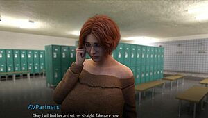 in this game, the character gets bound and explores the story of restraint