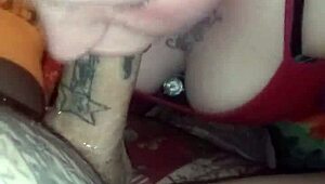 Renee cheeks gives super sloppy head 😋