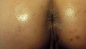 my wife is winking her ass at me in this old cuckold solo