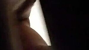 ghetto girl with juicy body and big belly in a fun scene