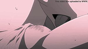 Fuzzy Lip Licks Big Tits While Fingering Monster Cock