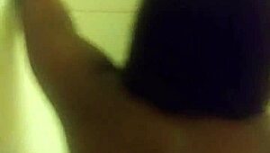 Mzkiwi tries anal for the 1st time in the shower with ebony assfucking.