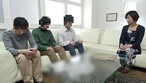 Virgin Boy's First Raw Ride with Mature Miyako